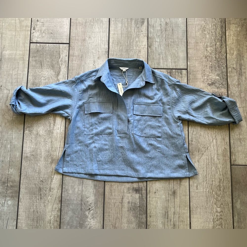 MAX STUDIO Super Soft Denim Look Shirt